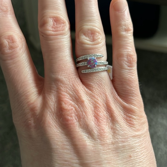 Sterling Club Bomb Party Ring - Picture 2 of 2